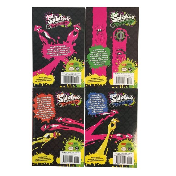 Splatoon Squid Kids Comedy Show #1-4 by Hideki Goto Manga Comic Books - Picture 2 of 6